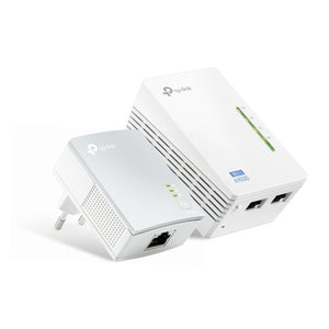 Starter Kit Powerline AV600 Wireless N 300Mbps con 2 porte Ethernet TL-WPA4220KIT